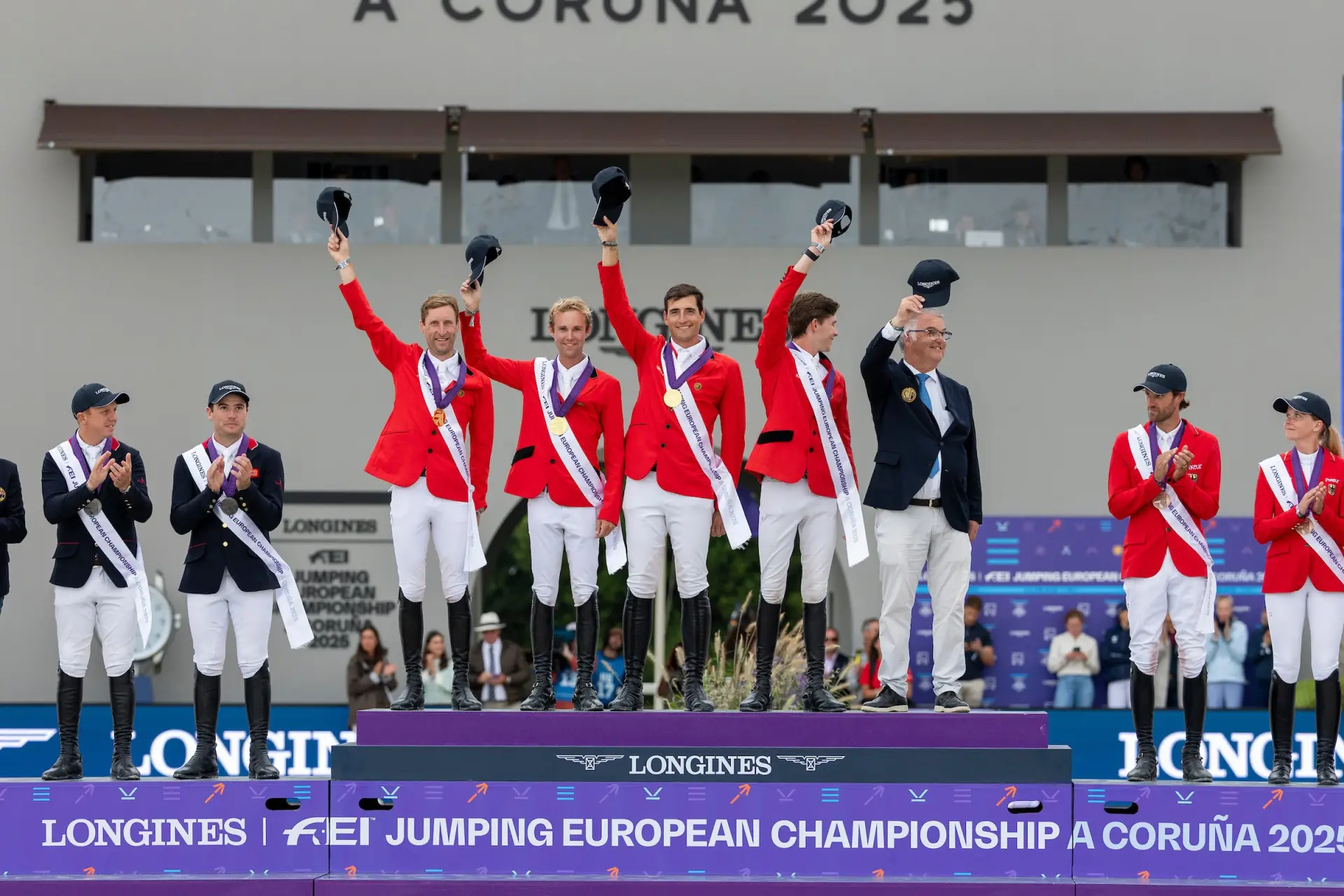 Prize Giving Team Medal Ceremony