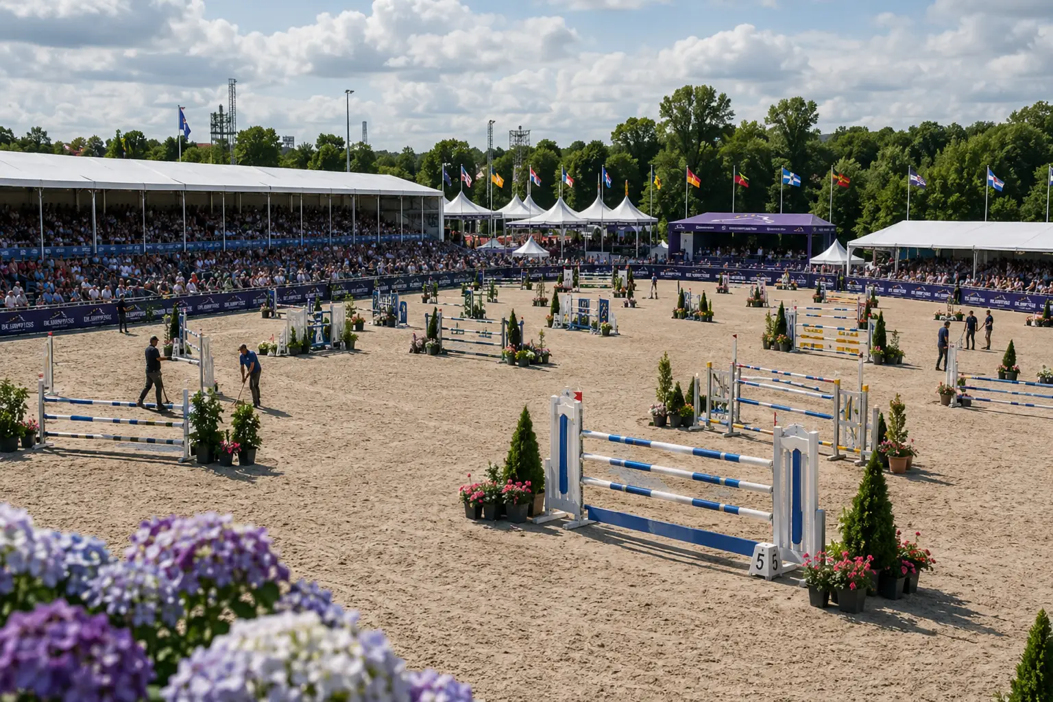 Waregem maakt zich op voor een onvergetelijk EK Jumping