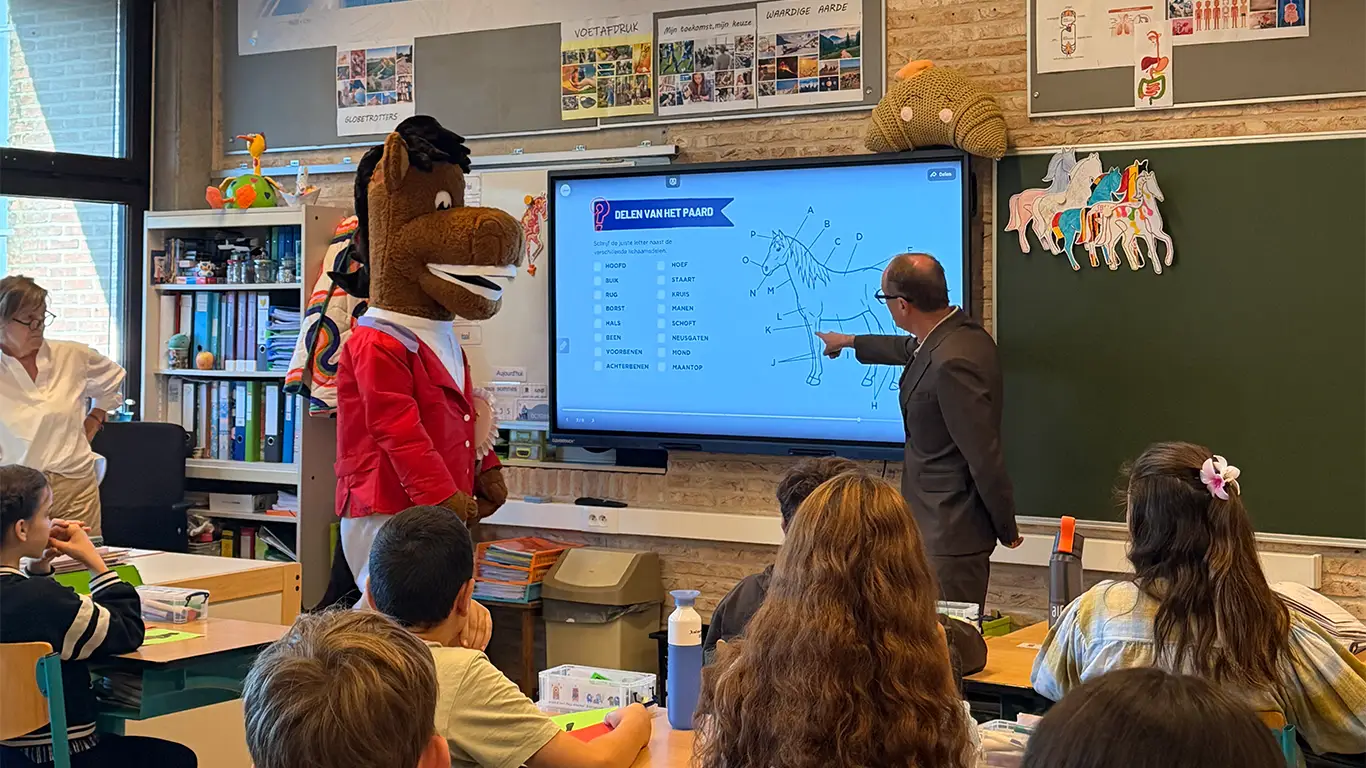 Lotto Jaar van het Paard brengt paarden, sport en bijleren samen in Vlaamse scholen